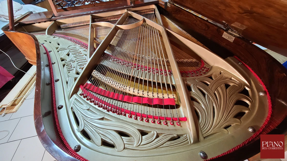 Piano à queue GAVEAU modèle 3 de salon Art Nouveau 1910